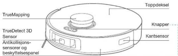 ECOVACS DEEBOT T30S Combo - PRODUKTDIAGRAM - 1