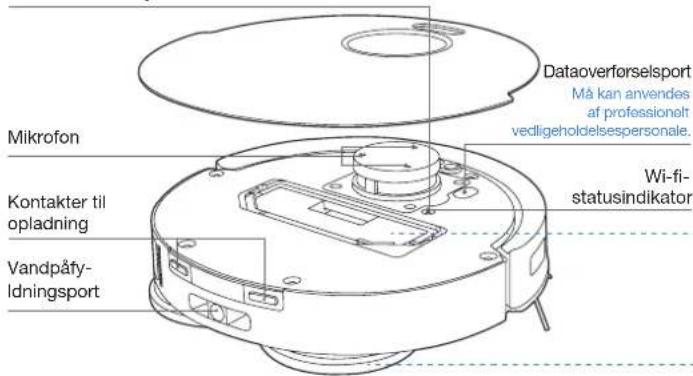 ECOVACS DEEBOT T30S Combo - Nulstillingsknap - 1