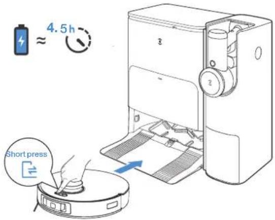 ECOVACS DEEBOT T30S Combo - Charge DEEBOT - 1