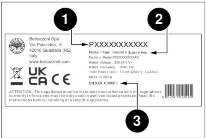BERTAZZONI P784I1M30NVS - OPMERKING - 1