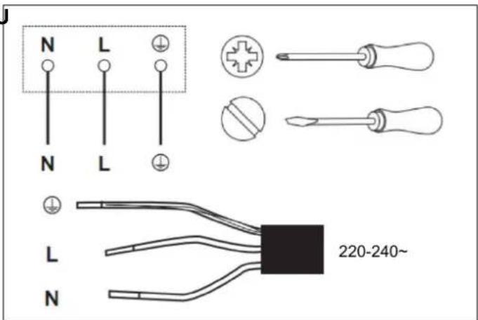 BERTAZZONI P784I1M30NVS - RACCORDEMENT DE LA TABLE AU RÉSEAU ÉLECTRIQUE - 2