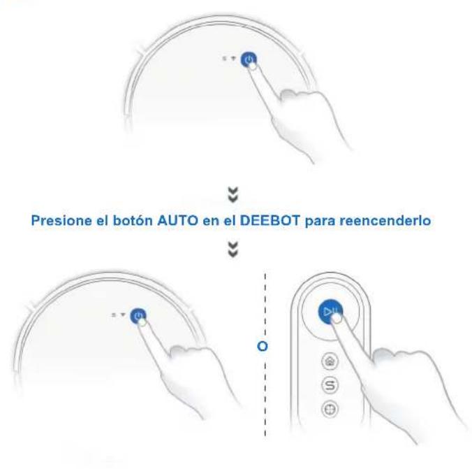 ECOVACS DEEBOT Y1 Pro - Pausa, reencendido y apagado - 3