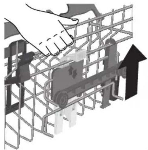 IKEA ÖSTVEDA - Adjusting the upper basket - 1
