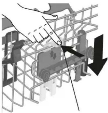 IKEA ÖSTVEDA - Adjusting the upper basket - 2