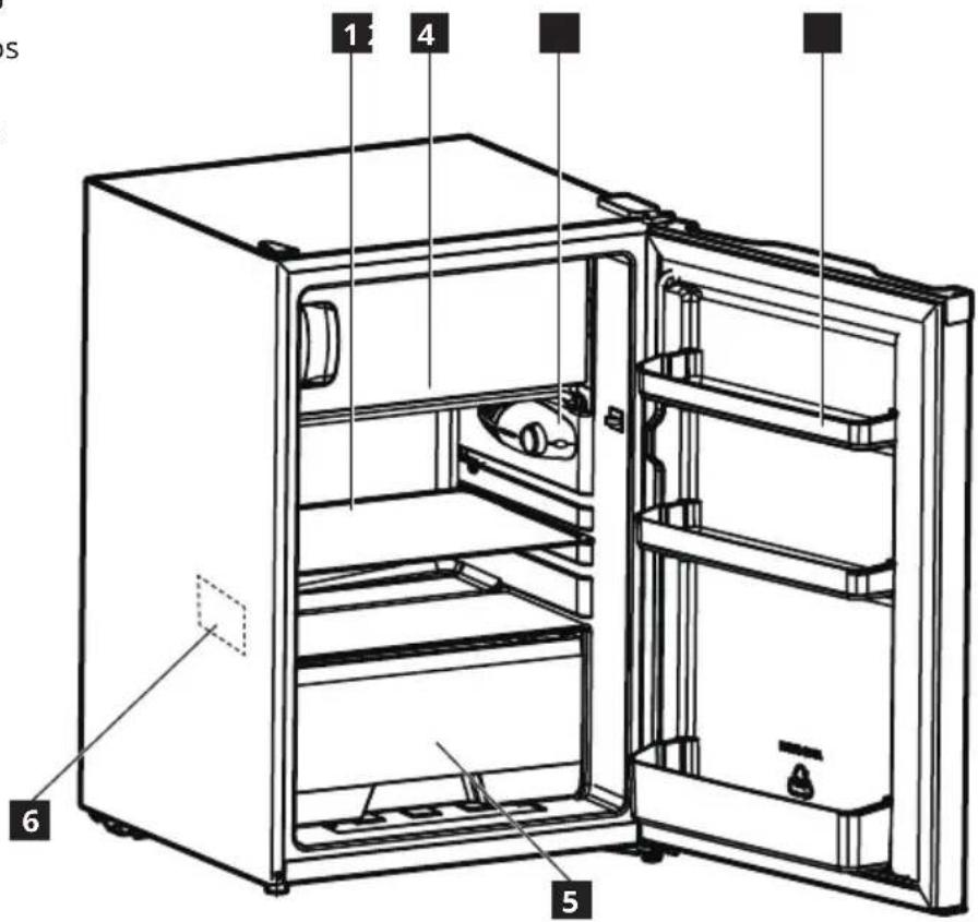 IKEA LAGAN 504.901.19 - Descripción del aparato - 1