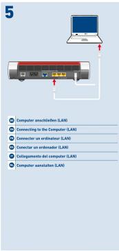 5 Computer anchifilm (LAN) Connecting to the Computer (LAN) Connector un ordinate (LAN) Connector un endbase (LAN) Contraigments del computer (LAN) Computer synchronization (LAN)