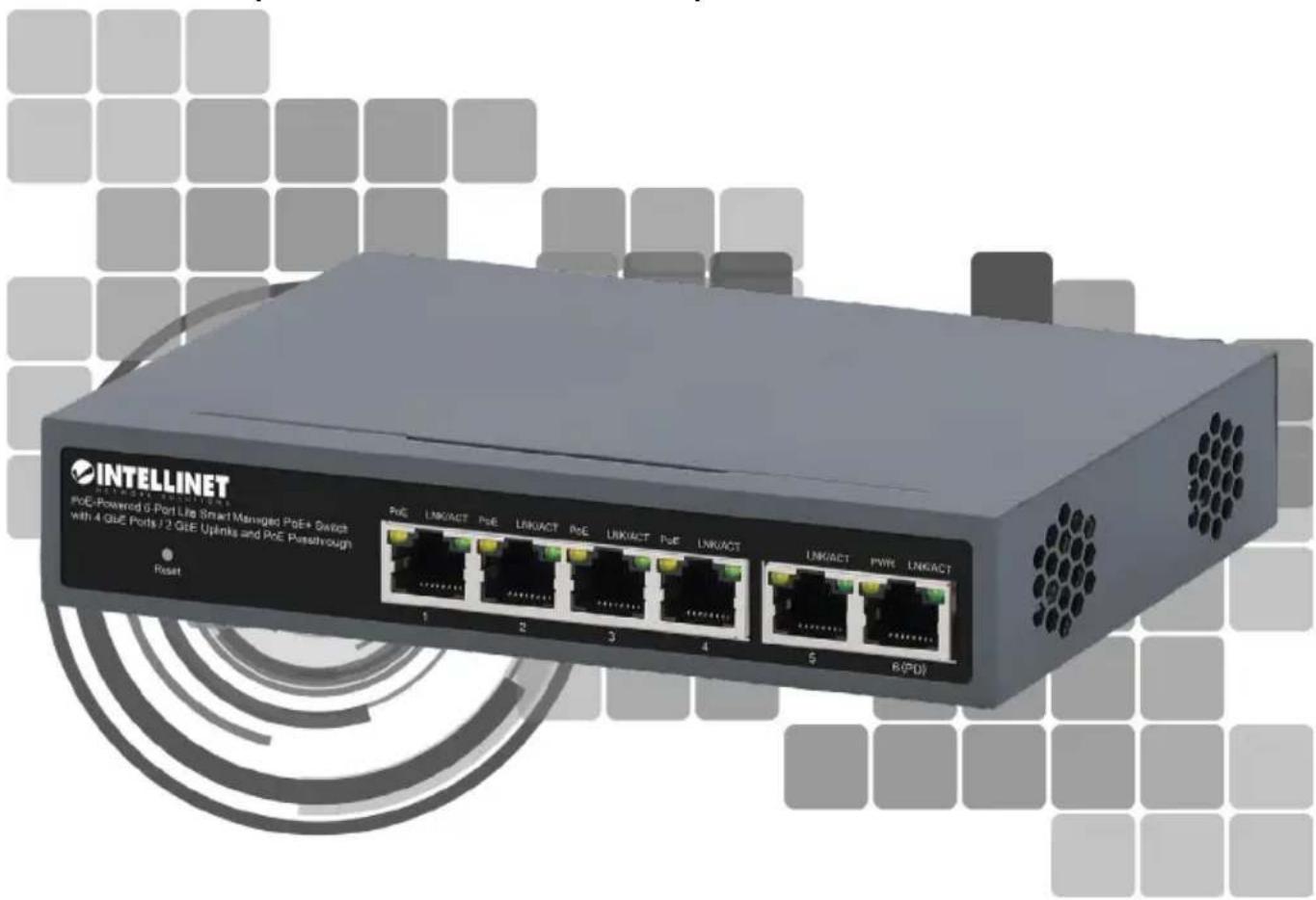 Intellinet 562034 - GbE Ports / 2 GbE Uplinks and PoE Passthrough Instructions - 1