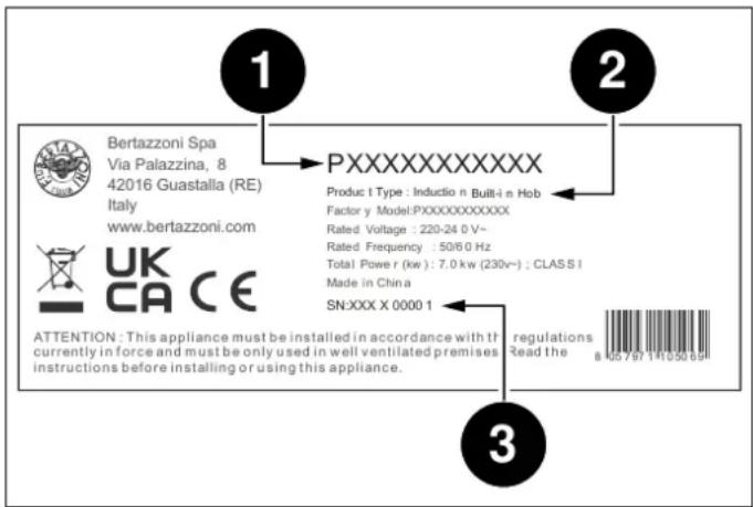 BERTAZZONI P905I2M30NVS - NOTE - 1
