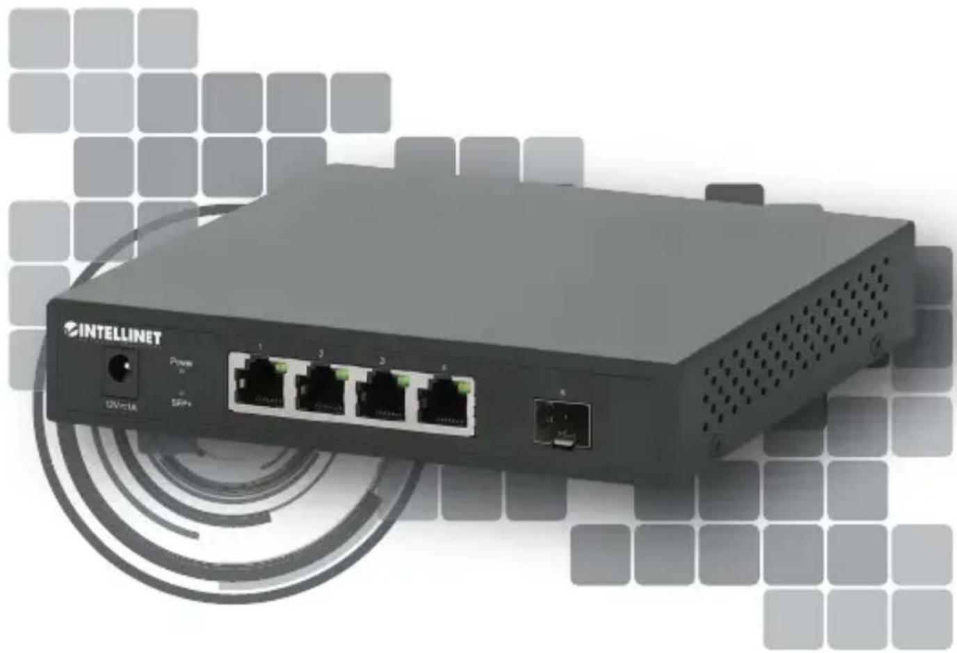 Intellinet 562058 - Ethernet Ports and 1 SFP+ Uplink Instructions - 1