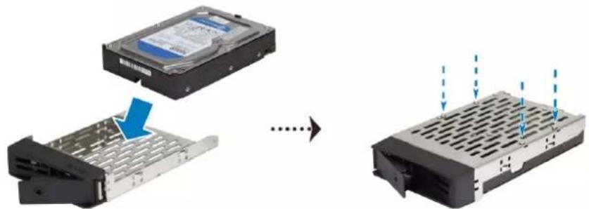 SYNOLOGY RS1219+ - Installation des disques - 2