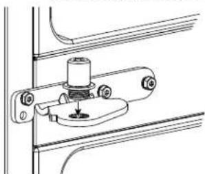 Café CWE19SP4NW2 - RÉINSTALLATION DES SUPPORTS DE CHARNIÈRE ET DES CHARNIÈRES CENTRAUX - 2
