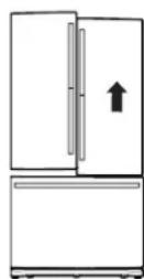 Café CWE19SP4NW2 - NIVELACIÓN DE LAS PUERTAS DEL REFRIGERADOR (en algunos modelos) - 2