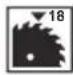 RYOBI One+ R18MMS - SYMBOLE PRODUKTU - 8