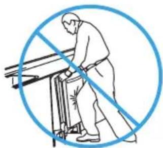 MIDEA MDT24H14ASTC - Tip Over Hazard - 2