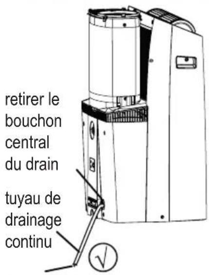 MIDEA MP10SVKBA3RCM - Evacuation de I'eau (en mode chauffage) - 1