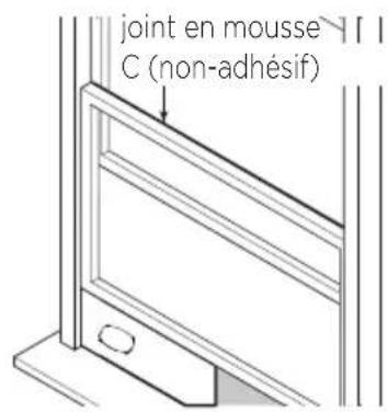 MIDEA MP10SVKBA3RCM - Type 1: Installation pour fenêtre à guillotine - 2