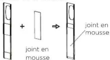 MIDEA MP10SVKBA3RCM - 3: Application de l'iso1ation sur la glissiere de fenetre - 1
