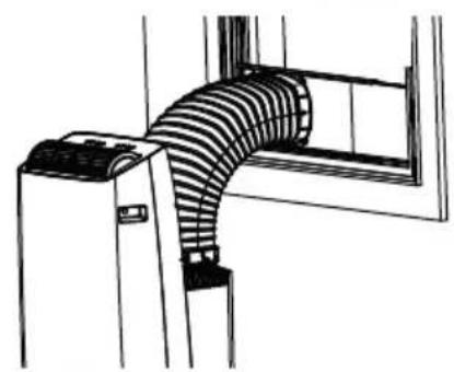 MIDEA MP10SVKBA3RCM - Type 1: Installation pour fenêtre à guillotine - 4