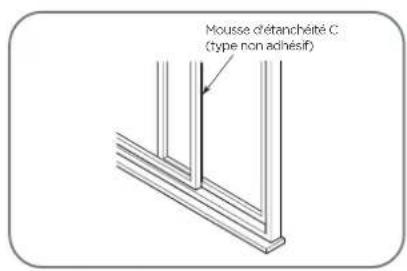 Mousse détanchéité C (type non adnésif)