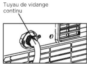 Tuyau de vidange continu