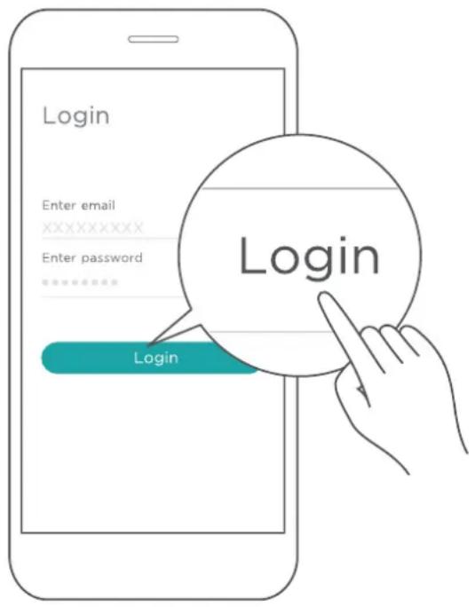 MIDEA MAP06R1BWT - Step 2: Log in - 2