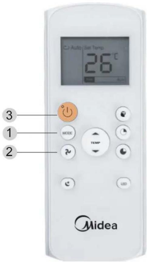 MIDEA MAP06R1BWT - DRY Operation (dehumidifying) - 1