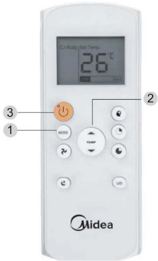 C:\Auto\Get Tempo 26°C MODE TEMP LED Midea
