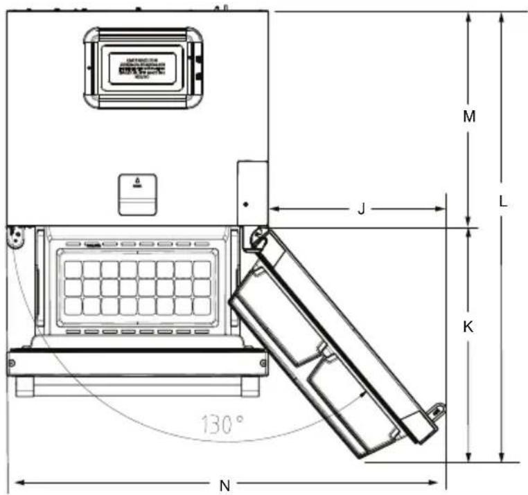 BEKO BFBF30216SSL - PUERTA DEL CAJON DEL REFRIGERADOR - 3