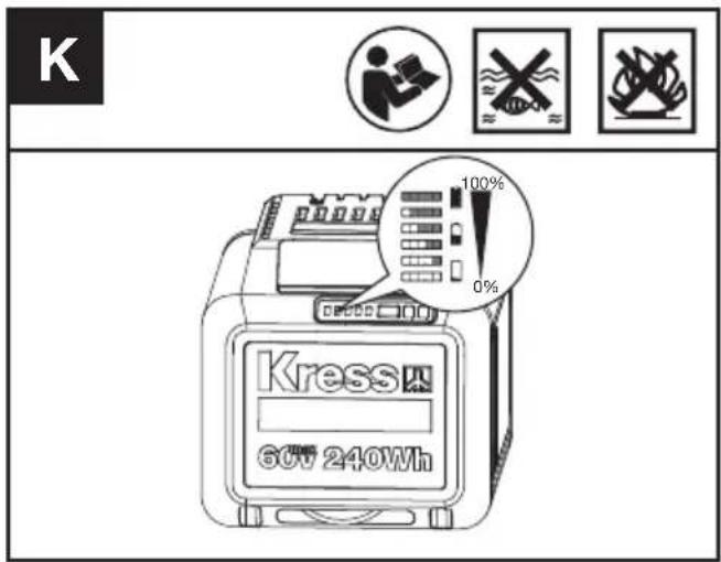 KRESS KC330.9 - ENNEN AKKUTYÖKALUN KÄYTTÖÄ ULKOTILOISSA - 2