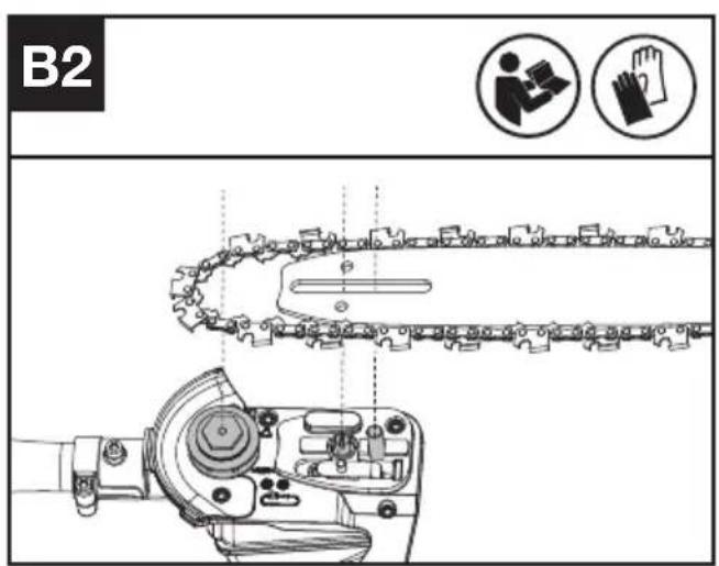 KRESS KC330.9 - CHAIN AND GUIDE BAR ASSEMBLY - 2