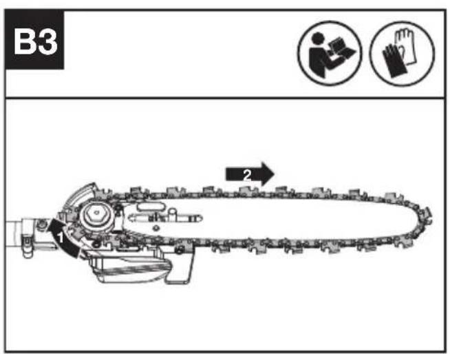 KRESS KC330.9 - CHAIN AND GUIDE BAR ASSEMBLY - 3