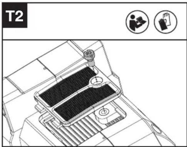 KRESS KC330.9 - Pulizia delle prese d'aria (Vedere Fig. T1, T2) - 2