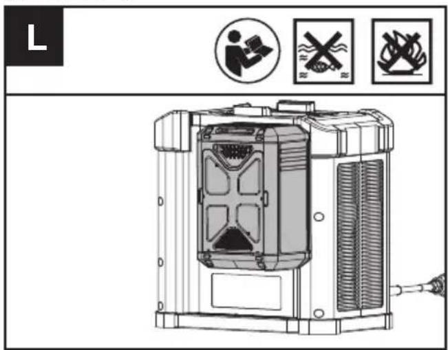 KRESS KC330.9 - CARICAMENTO DEL PACCO BATTERIA (VEDI FIG. L) - 1