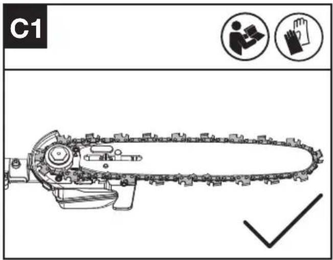 KRESS KC330.9 - ASSEMBLAGE DE LA CHAÎNE ET DU GUIDE-CHAÎNE - 2