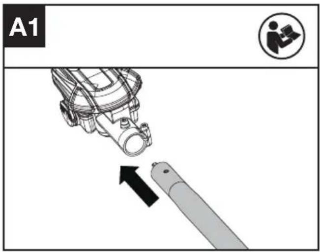 KRESS KC330.9 - ASSEMBLAGGIO DELLA TESTA DI TAGLIO (VEDERE FIG. A1, A2) - 1