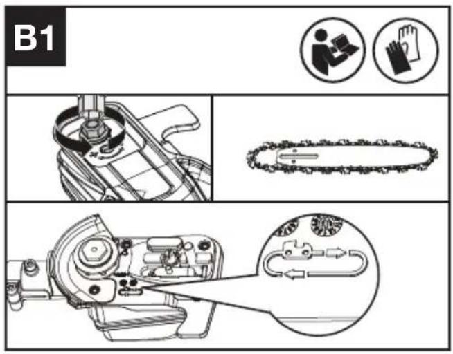 KRESS KC330.9 - CHAIN AND GUIDE BAR ASSEMBLY - 1