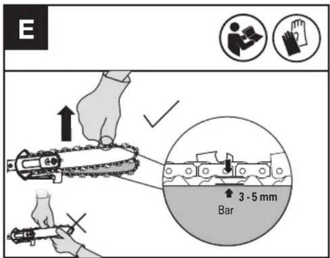 KRESS KC330.9 - ASSEMBLAGE DE LA CHAÎNE ET DU GUIDE-CHAÎNE - 5