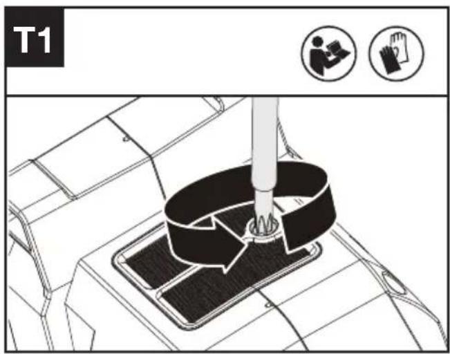 KRESS KC330.9 - INSPECKING AND MAINTAINING THE CHAIN SPROCKET - 3