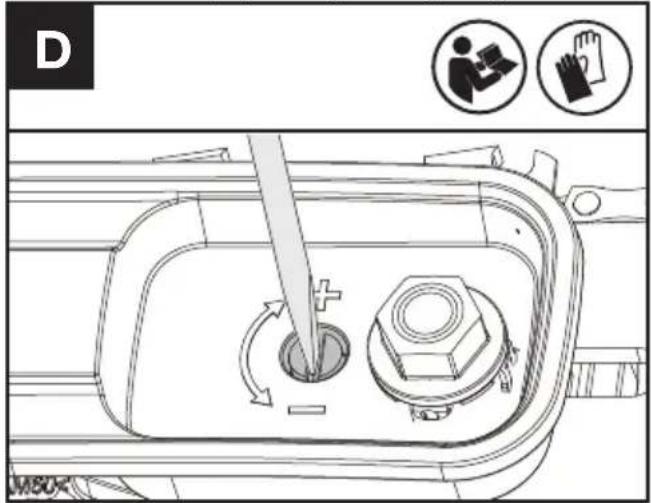 KRESS KC330.9 - KEDJESPÄNNING (Se figur D, E) - 1