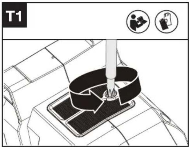 KRESS KC330.9 - Limpieza de las aberturas de ventilación (Vea Fig. T1, T2) - 1