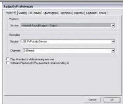 Audizio RP114 - USING AUDACITY - 1