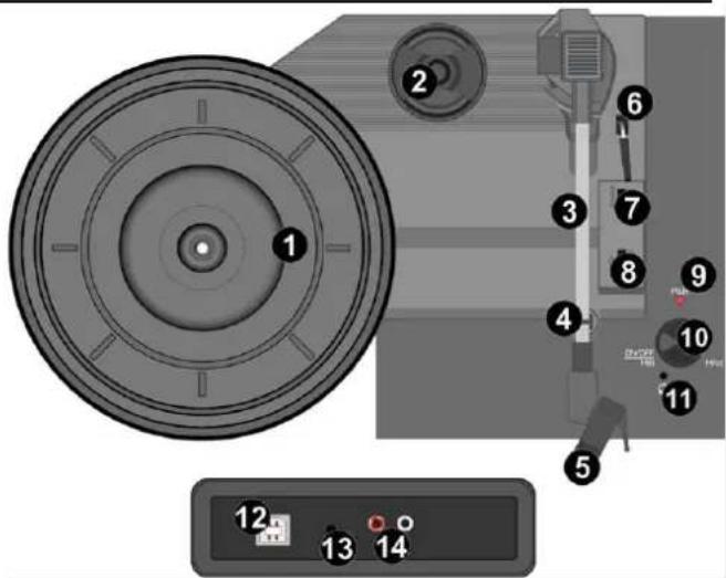 Audizio RP114 - PŘEHRÁVAČ NAHRÁVEK - 1