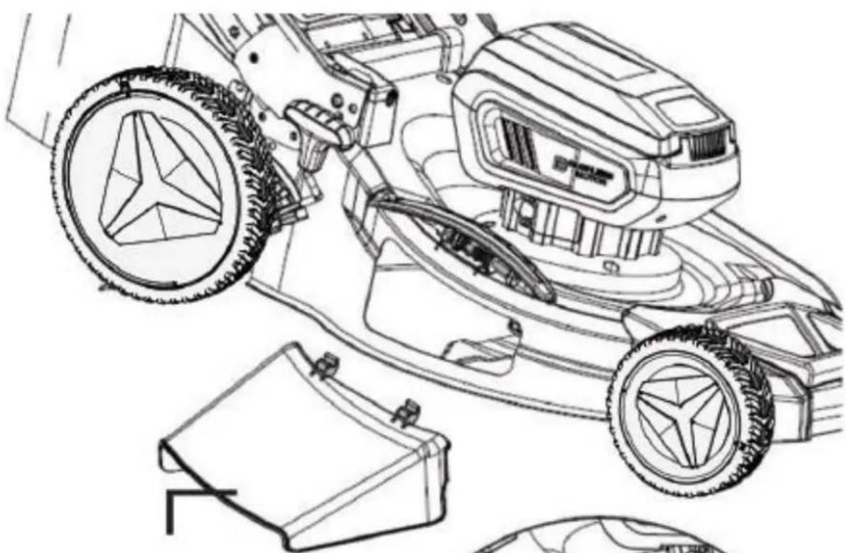 Fuxtec FX-E2RM51 - Assembly side discharge - 1