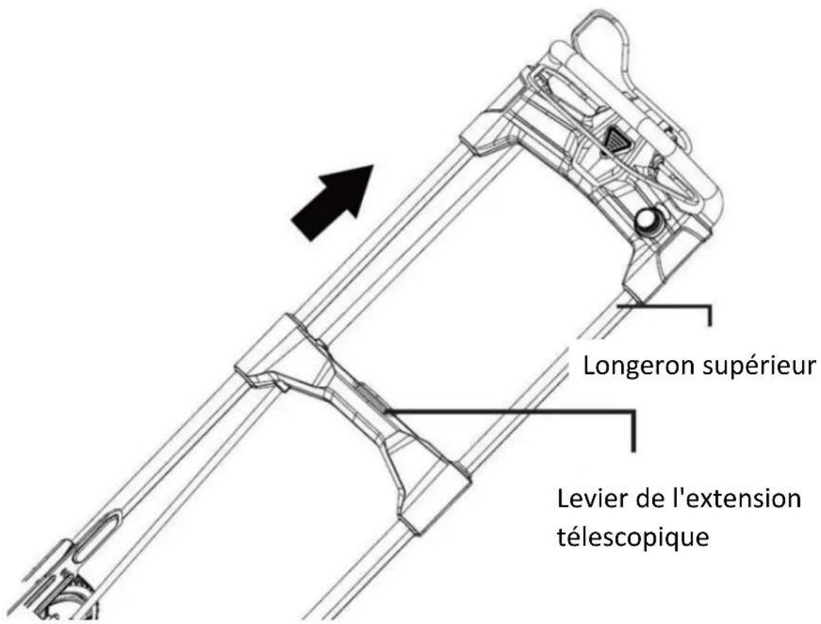 Fuxtec FX-E2RM51 - positionnement du longeron - 2