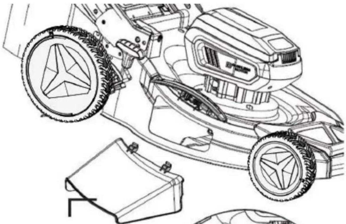 Fuxtec FX-E2RM51 - Montage zijuitwerpopening - 1