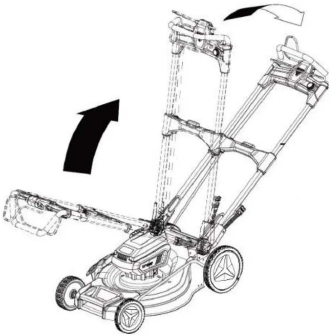Fuxtec FX-E2RM51 - Positionierung des Holms - 1