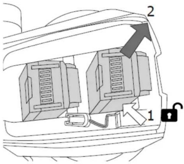 Fuxtec FX-E2RM51 - Assembly batteries - 2
