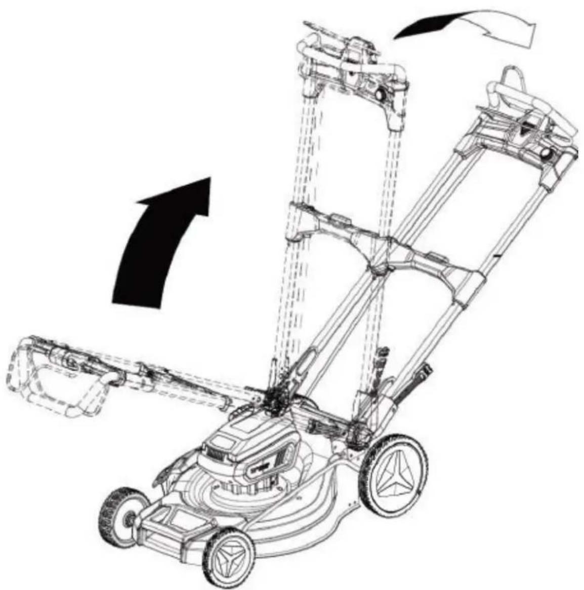 Fuxtec FX-E2RM51 - Positionering van de stang - 1