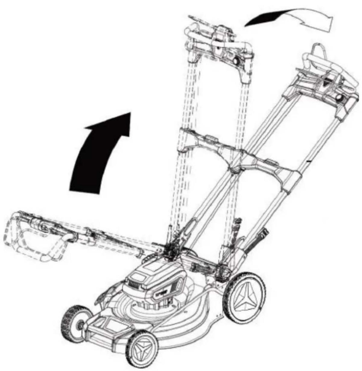 Fuxtec FX-E2RM51 - Positionierung des Holms - 1