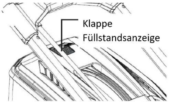 Fuxtec FX-E2RM51 - Füllstandsanzeige des Grasfangkorbes - 1